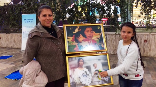 Pinar and her daughter